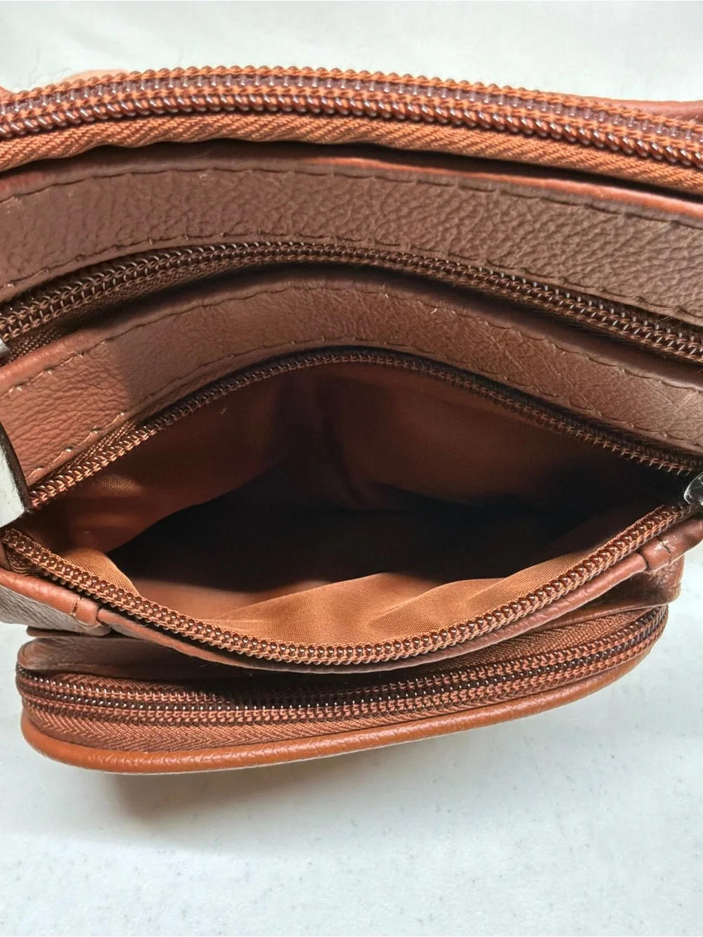 Maze Brown Genuine Leather Crossbody Bag 7